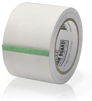 Trio Plus RAM Board Vapour-Cure Tape 7.5cm x 33m (3 x 108') Roll | 100% Vapour Permeable | No Moisture Lines Or Trap Vapors | Recyclable