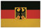 U24 Aufnäher Deutschland mit Adler Fahne Flagge Aufbügler Patch 9 x 6 cm