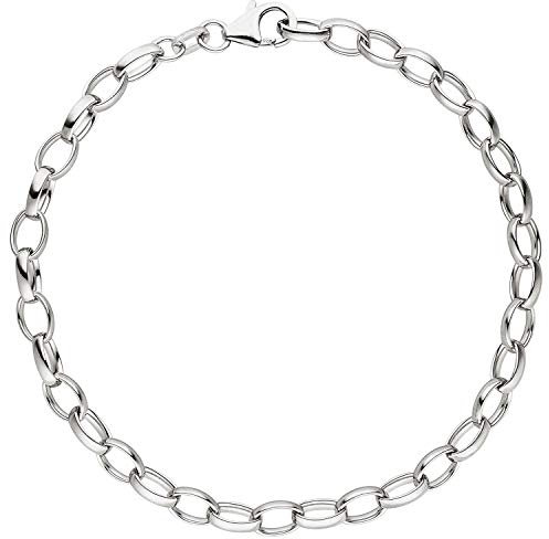 Jobo Damen Herren Armband aus 925 Sterling Silber 5 mm 21 cm