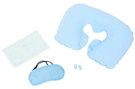 Bestway Reise Set Comfort Quest Sojourna Nackenkissen, Schlafmaske und Ohrenstöpsel, 67445
