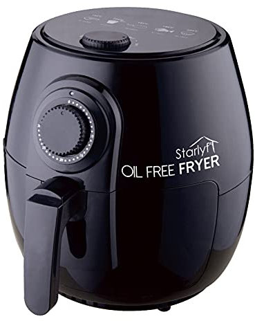Starlyf OIL FREE FRYER, Friteuse d'air chaud sans huile avec température réglable, 1400 w, 3.8 L, 360º Air circulation