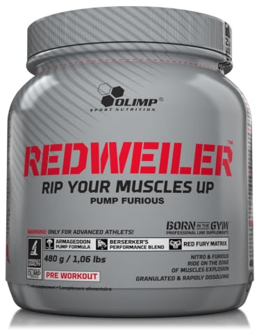 Olimp Sport Nutrition Redweiler 80 Servings Red Punch, 480 g
