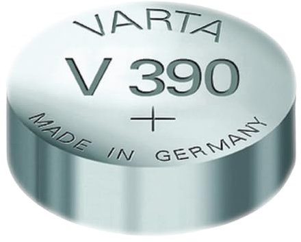 VARTA Batterien V390/SR54 Knopfzelle, 1 Stück, Silver Coin, 1,55V, für elektronische Kleingeräte - Uhren, Autoschlüssel, Fernbedienungen, Waagen