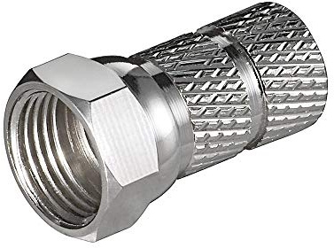 Goobay 51863 Aufdreh-F-Stecker 6, 5 mm