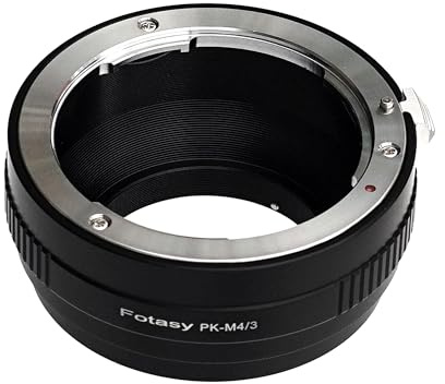 fotasy Pentax PK K-Bajonett Objektiv an Micro Four Thirds M43 MFT System Kamera Mount Adapter