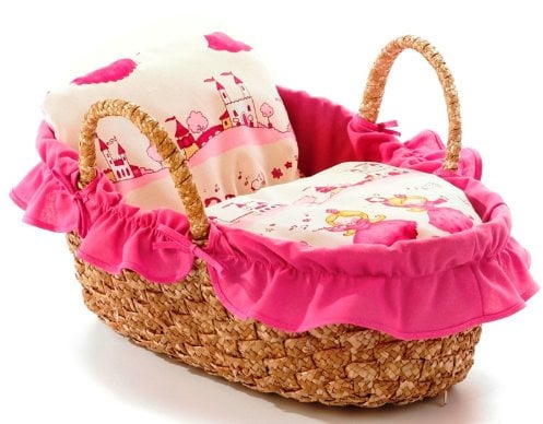 Bayer Chic 2000 141 04 Puppentragetasche 40 cm, Little Princess, Pink