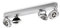 Philips Ledino LED-Spotbalken Teqno 4-flammig dimmbar 6 W, aluminium lackiert 564244816