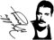 Freddie Mercury MacBook-Aufkleber - Aufkleber für MacBook - Schwarz Vinyl/Beste Aufkleber/Vintage/Schnurrbart/Hipster - Filmaufkleber