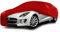 Cosmos - Indoor Car Cover compatible with main Coupé models, Elastic, Breathable and Dustproof Fabric, Soft Lining, Snug Fit, Red