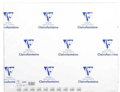 Clairefontaine 93496C Acrylique paquet 10F 50x65cm 360g