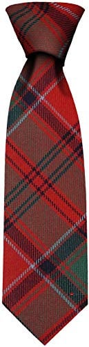 I LUV LTD Gents Neck Tie Grant Ancient Tartan Lightweight Scottish Clan Tie