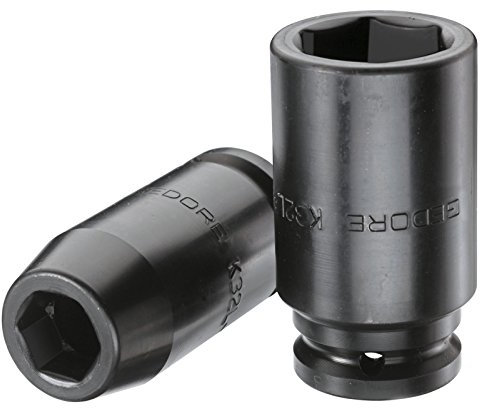 Gedore K 32 L 17 - Vaso de impacto 3/4, forma larga 17 mm