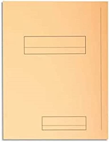 Exacompta - Réf. 335002E - Paquet de 50 chemises rigides imprimées avec 2 rabats SUPER 210 g/m² - couleurs pastel - chemises certifiées PEFC™- dimensions 24 x 32 cm pour format A4 - couleur bulle