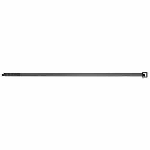 Fischer 100x Fascette UBN 3,6x200 NERA, Nylon, per Elettricista, Fissa cavi, 37573