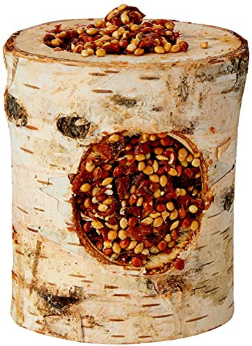 Rosewood Naturals Nibble Woodroll with Carrot, Small Animal Treat and Gnaw Toy for Rabbits, Guinea Pigs, Chinchillas, Degus, Hamsters, Gerbils, Mice and Rats (Pack of 1)