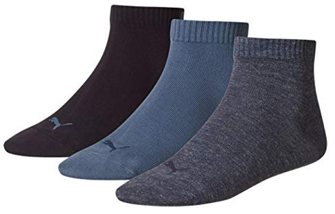 Puma Sportsocken Quarter 3P, Denim Blue, 39-42, 251015