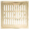 TIMCO Timloc 9x9 Metal Internal Hit and Miss Louvre Vent Polished Brass Polished - Brass - 9x9