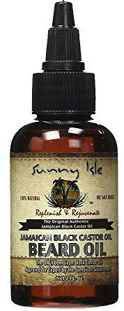 Sunny Isle Natürliches jamaikanisches schwarzes Rizinusöl, Bartöl, 57 ml