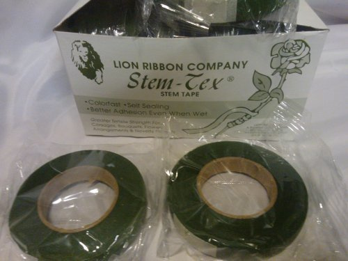 12 Rolls OASIS® Stemtex Paper Tape for Wires and Stems - Moss by Oasis
