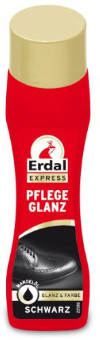 Erdal Pflegeglanz schwarz, 4er Pack (4 x 75 ml)