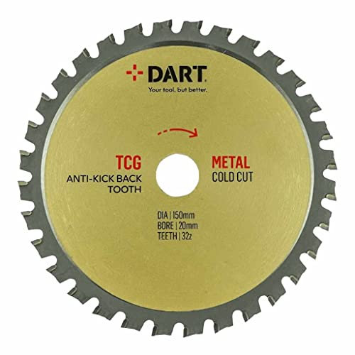 DART PMC Metal Saw Blade 305Dmm x 25.4B x 60Z - Disc Cutter Attachments for Metal Cut Off Saw - Industrial Metal TCT Saw Blade - Metal Cutter Power Tools