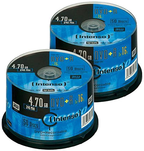 Intenso DVD(+) R 4.7GB 16x, 100er-Spindel