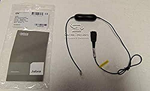 Jabra 88007-99 Glatt Anschlusskabel GN1221, QD auf RJ9 Schwarz