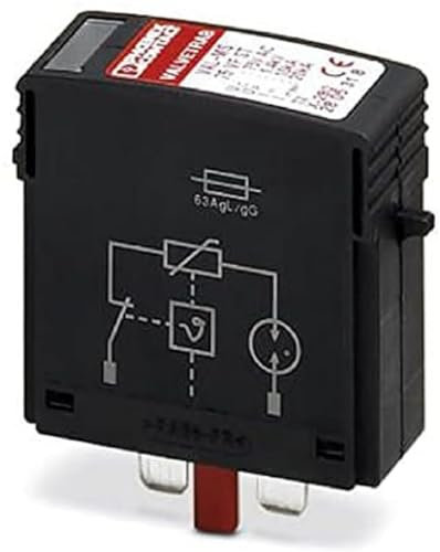 PHOENIX CONTACT VAL-MS 75 VF ST Überspannungsschutzstecker Typ 2 mit Reihenschaltung mit Varistor und Gasgefülltem Funkenabstand für das VAL-MS-Basiselement, 10 Stück