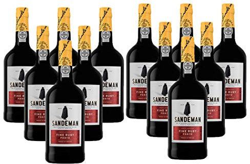 Portwein Sandeman Ruby - Dessertwein- 12 Flaschen