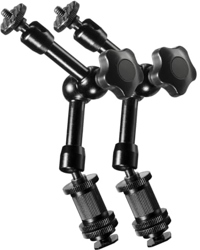 Walimex Pro 20370 Swivel Arm Magic DSLR-Gelenkarm/Auslegearm (18 cm, 2-er Set) für Videostative, Rigs und Dolly