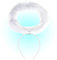 W WIDMANN MILANO Party Fashion 8636A - Heiligenschein Marabu, Weiß, Kostümzubehör, Engel, Christkind, Mottoparty, Karneval