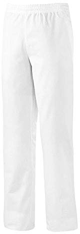 BP 1645-400-21-XXL Unisex-Hose, mit Gummizug in der Taille, 215,00 g/m² Stoffmischung, weiß, XXL