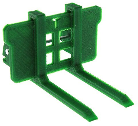 Palettengabel für Siku Control 32 Frontlader - JD 7R und Fendt 939 (Grün)