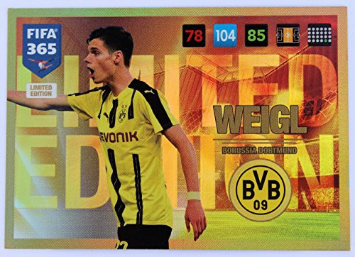 Panini Adrenalyn FIFA 365 Edition 2017 - Karte limited Edition Weigl Borussia Dortmund