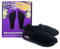 Habibi Plush Classic – 1511 Slippers schwarz, Gr. L (41-45) Hausschuhe/Wärmepantoffeln/Wärmeschuhe zum Erwärmen in der Mikrowelle/Backofen