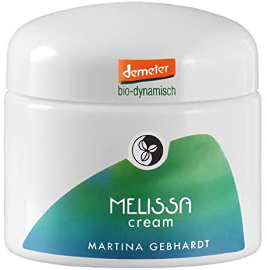 Martina Gebhardt MELISSA Cream (50ml) • Erfrischende Gesichtscreme für Mischhaut • Bio-Tagescreme mit Melissenöl • Melissen Hautcreme • Naturkosmetik Creme