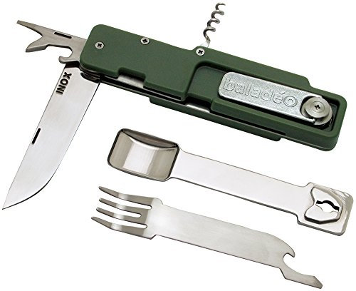 baladeo Cuchillo Cubiertos 7 Funciones, Caqui