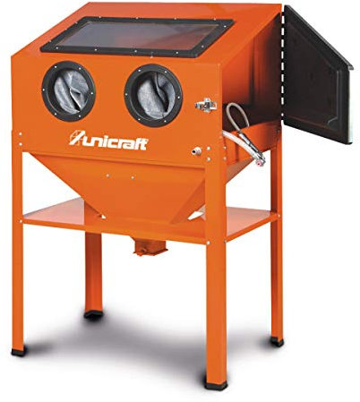 Sandstrahlkabine SSK 2 für saubere Strahlarbeiten Unicraft 6204001
