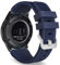 MoKo Correa Deportiva Compatible con Samsung Galaxy Watch 3 45mm/Galaxy Watch 46mm/Gear S3 Frontier/S3 Classic, 22mm Correa de Repuesto de Silicona Suave para Hombre Mujer, Azul Medianoche