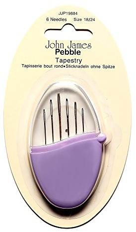 Colonial Needle Pebbles Tapestry Needles-Size 18/24, Pack of 6