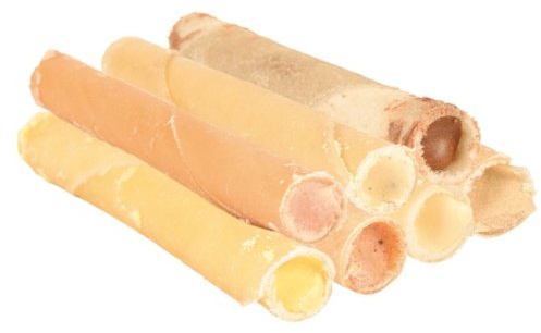TRIXIE 10 Kaurollen, gefüllt, Schinken, 12 cm, 10 x 22 g Sparpaket