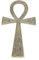 Messing Ankh Messing groß (8,9 x 16,5 cm) für Altar oder Wand... (goldfarben)