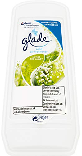 3 x Glade Solid Gel Air Freshener 150g Lily of the Valley