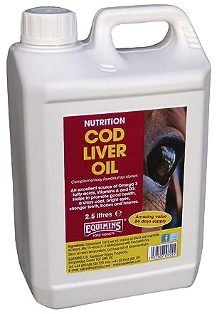 Equimins EQS0054 Cod Liver Oil - Clear, 2.5 Litre