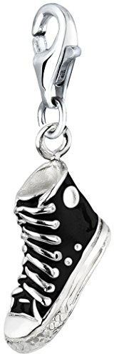 Nenalina Turnschuh Karabiner Charm Anhänger Bettelarmband 925 Silber