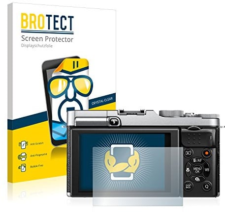 BROTECT (2 Stück Schutzfolie für Fujifilm X-M1 Displayschutz Folie Made in Germany, Ultra-Klar