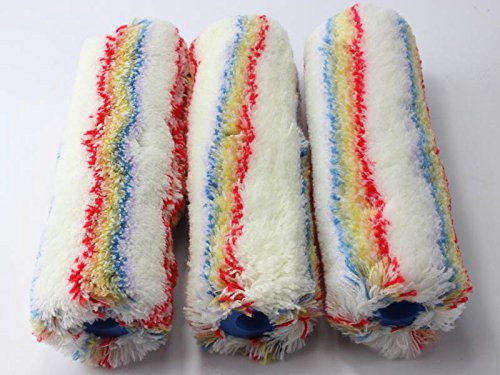 3 x Ersatzrolle Malerrolle Farbrolle 230 mm Rolle Farbwalze Walze Farbroller