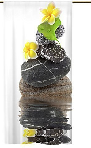 gardinen-for-life Schlaufenschal Stone, Edler Schlaufenschal mit verdeckten Schlaufen, Hochwertiger Digitaldruck 140 cm Breit 245 cm Hoch