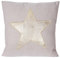 Mendler Deko-Kissen Stern, Sofakissen Zierkissen mit Füllung, Glanz-Effekt 45x45cm