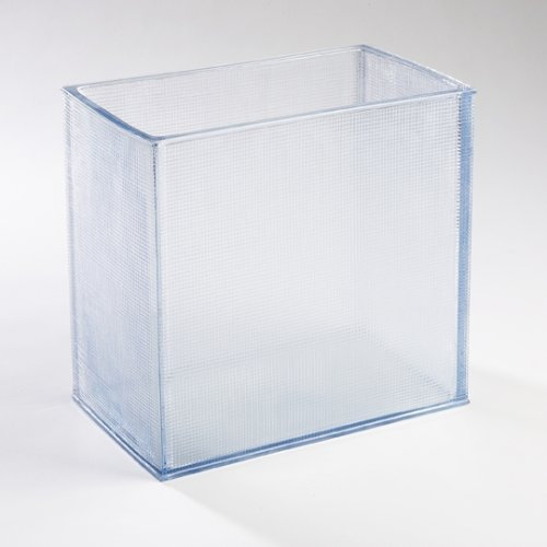 Umbra Schleier Abfalleimer, transluzent blau